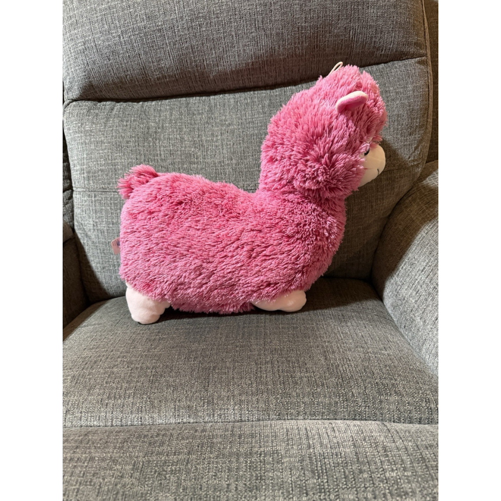 Peek a Boo Toys Pink Dolly Liana Alpaca Soft Plush Stuffed - Picture 2 of 7